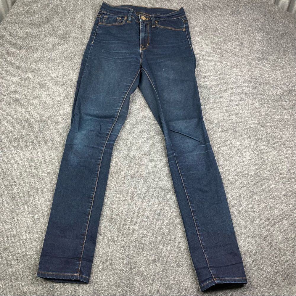BDG Jeans Womens Size 26 Twig High Rise Dark Wash Skinny Denim Blue Stretch